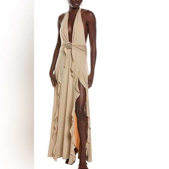 chinese dress ladies Knit Halter Maxi Dress – WeWoreWhat main image 0